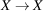 [X \rightarrow X]