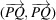 [(\overrightarrow{PQ}, \overrightarrow{PQ})]