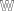 [\specialfonts\bbsf{W}]