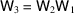 [\hbox{\sf W}_{3} = \hbox{\sf W}_{2}\hbox{\sf W}_{1}]