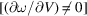 [[(\partial \omega/\partial V) \neq 0]]
