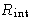 $R_\mathrm{int}$