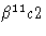 $\beta^{11}c2$
