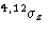 $^{4,12}\sigma_z$