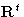 $\mathbf{R}^t$
